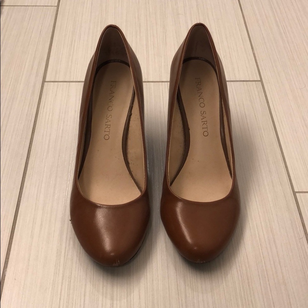 Franco Sarto brown wedges - Picture 2 of 4